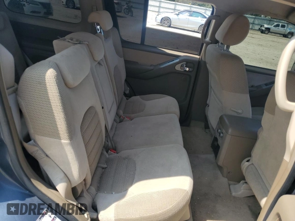 2006 Nissan Pathfinder SE z VIN 5N1AR18U66C619440, wystawiony jako Copart lot #59337215 z przebiegiem Nie podano mil oraz Szkoda całkowita • Salvage title. Historia ofert i sprzedaży dostępna na DreamBid. Obrazek 10.