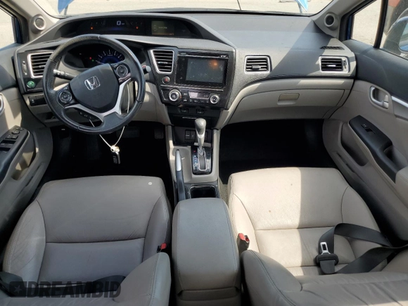 2015 Honda Civic Sedan EX-L with VIN 2HGFB2F96FH504029, listed as a Copart auction lot 66495164 with 142,837 mi miles and Salvage Title. Bid and sale history available at carsss.com. Image 8.