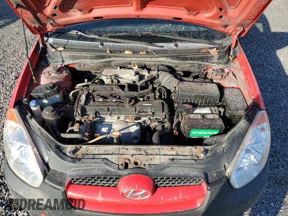 2008 Hyundai Accent Man L with VIN KMHCN35C68U092394, listed as a Copart auction lot 76981624 with 157,154 mi miles and Clean Title. Bid and sale history available at carsss.com. Image 11.