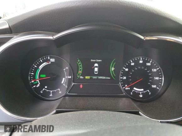 2012 Kia Optima Hybrid with VIN KNAGM4AD5C5027582, listed as a Copart auction lot 53767245 with 149,026 mi miles and Clean Title. Bid and sale history available at carsss.com. Image 9.