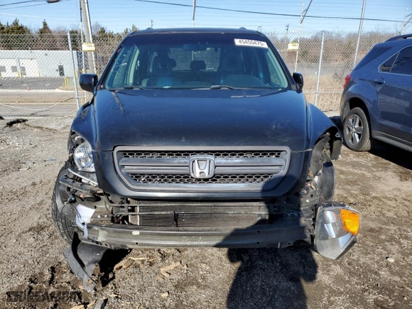 2003 Honda Pilot EX with VIN 2HKYF18633H541583, listed as a Copart auction lot 45455475 with 0 mi miles and Salvage Title. Bid and sale history available at carsss.com. Image 5.