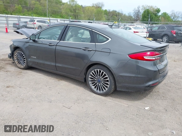 2018 Ford Fusion Titanium with VIN 3FA6P0RU1JR120392, listed as a IAAI auction lot 42145342 with Not provided miles and . Bid and sale history available at DreamBid. Image 3.