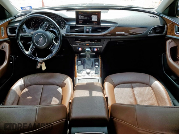 2017 Audi A6 Premium Plus with VIN WAUG8AFC6HN003673, listed as a Copart auction lot 65113635 with 114,714 mi miles and Salvage title. Bid and sale history available at DreamBid. Image 8.