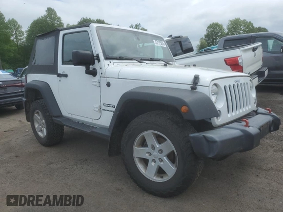 2018 Jeep Wrangler Sport S z VIN 1C4AJWAG8JL867954, wystawiony jako Copart lot #57175235 z przebiegiem 69 390 mil mil oraz Szkoda całkowita • Salvage title. Historia ofert i sprzedaży dostępna na DreamBid. Obrazek 4.
