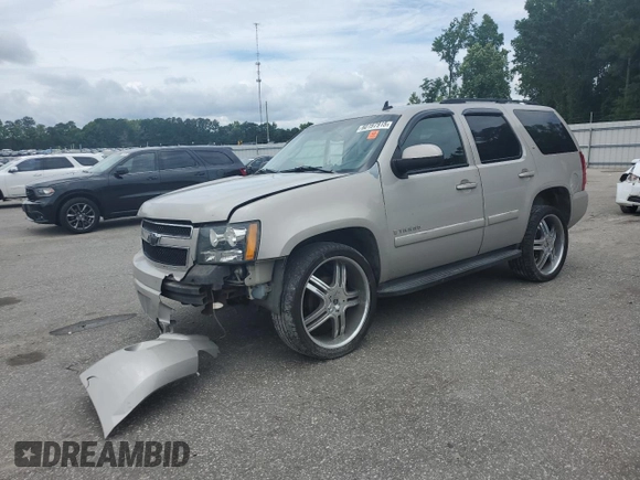 2007 Chevrolet Tahoe LT with VIN 1GNFK13097J102978, listed as a Copart auction lot 60197915 with Not provided miles and Salvage title. Bid and sale history available at DreamBid. Image 1.