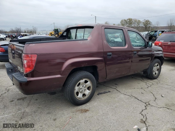 2011 Honda Ridgeline RT with VIN 5FPYK1F22BB004932, listed as a Copart auction lot 80733864 with 232,182 mi miles and Salvage Title. Bid and sale history available at carsss.com. Image 3.