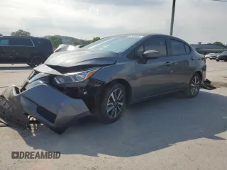 2022 Nissan Versa SV with VIN 3N1CN8EV9NL839532, listed as a Copart auction lot 63834585 with 39,935 mi miles and Salvage title. Bid and sale history available at DreamBid. Image 1.