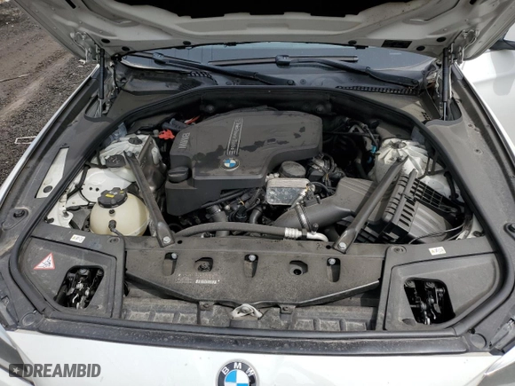 2015 BMW 5 Series 528i xDrive with VIN WBA5A7C58FD621858, listed as a Copart auction lot 51791735 with 0 mi miles and Salvage Title. Bid and sale history available at carsss.com. Image 11.