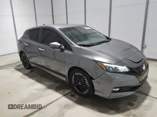 2023 Nissan LEAF SV Plus z VIN 1N4CZ1CV9PC559559, wystawiony jako Copart lot #56128505 z przebiegiem 7 086 mil mil oraz Czysty tytuł • Clean title. Historia ofert i sprzedaży dostępna na DreamBid. Obrazek 4.