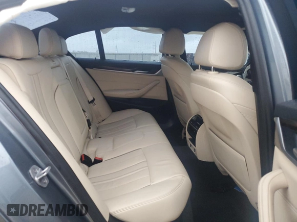 2017 BMW 5 Series 530i xDrive with VIN WBAJA7C37HWA70958, listed as a Copart auction lot 50803895 with 81,974 mi miles and Salvage Title. Bid and sale history available at carsss.com. Image 10.