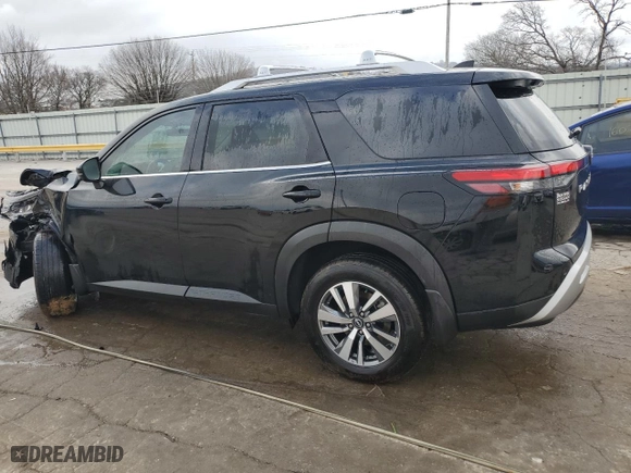 2024 Nissan Pathfinder SL with VIN 5N1DR3CA6RC251898, listed as a Copart auction lot 43704265 with 19,683 mi miles and Salvage Title. Bid and sale history available at carsss.com. Image 2.