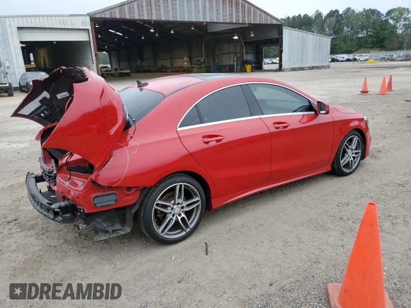 2017 Mercedes-Benz CLA 250 with VIN WDDSJ4EB3HN468445, listed as a Copart auction lot 51214224 with 50,555 mi miles and . Bid and sale history available at DreamBid. Image 3.