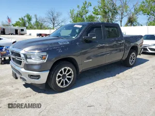 2020 Ram 1500 Big Horn z VIN 1C6SRFFT9LN364080, wystawiony jako Copart lot #53562285 z przebiegiem 69 521 mil mil oraz Szkoda całkowita • Salvage title. Historia ofert i sprzedaży dostępna na DreamBid. Obrazek 1.