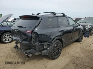 2022 Kia Telluride SX with VIN 5XYP5DHC6NG220251, listed as a Copart auction lot 50571815 with 36,737 mi miles and Salvage Title. Bid and sale history available at carsss.com. Image 3.
