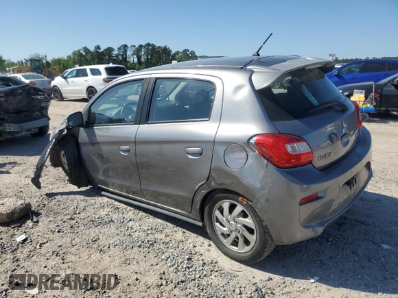 2017 Mitsubishi Mirage SE with VIN ML32A4HJXHH016300, listed as a Copart auction lot 52125395 with 59,803 mi miles and Salvage title. Bid and sale history available at DreamBid. Image 2.