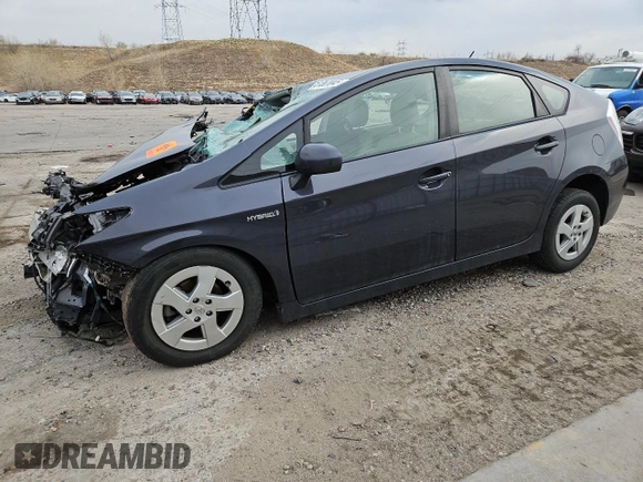 2010 Toyota Prius II with VIN JTDKN3DU0A0242605, listed as a Copart auction lot 51387045 with 0 mi miles and Salvage Title. Bid and sale history available at carsss.com. Image 1.
