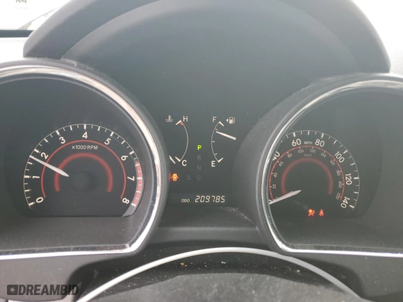 2009 Toyota Highlander with VIN JTEDS41A992088442, listed as a Copart auction lot 45855735 with 209,785 mi miles and Salvage Title. Bid and sale history available at carsss.com. Image 9.