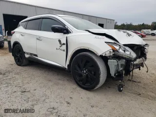 2017 Nissan Murano Platinum with VIN 5N1AZ2MH3HN148689, listed as a Copart auction lot 86223424 with 195,046 mi miles and Salvage Title. Bid and sale history available at carsss.com. Image 4.