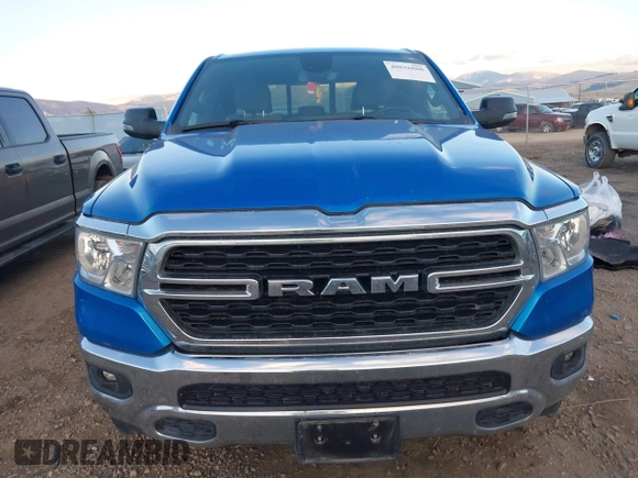 2023 Ram 1500 Big Horn with VIN 1C6RRFBG0PN569316, listed as a IAAI auction lot 40836888 with 31,164 mi miles. Bid and sale history available at carsss.com. Image 6.