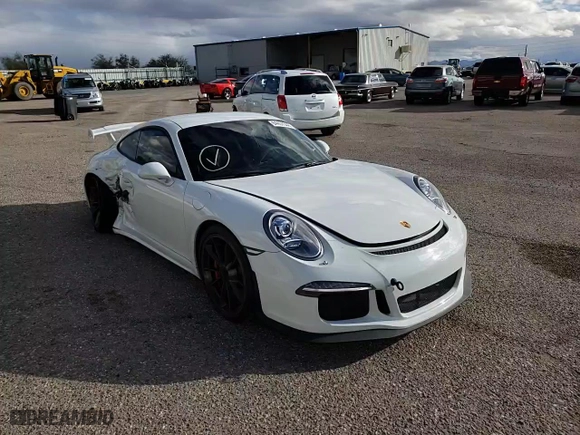 2016 Porsche 911 GT3 with VIN WP0AC2A97GS184193, listed as a Copart auction lot 64457542 with 21,995 mi miles. Bid and sale history available at carsss.com. Image 11.