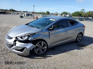 2015 Hyundai Elantra SE with VIN 5NPDH4AE3FH585499, listed as a Copart auction lot 61056805 with 126,452 mi miles and Salvage title. Bid and sale history available at DreamBid. Image 1.
