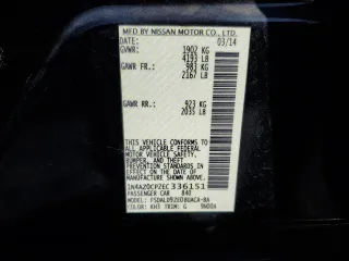 2014 Nissan LEAF SV z VIN 1N4AZ0CP2EC336151, wystawiony jako Copart lot #50061275 z przebiegiem 55 331 mil mil oraz Szkoda całkowita • Salvage title. Historia ofert i sprzedaży dostępna na DreamBid. Obrazek 12.