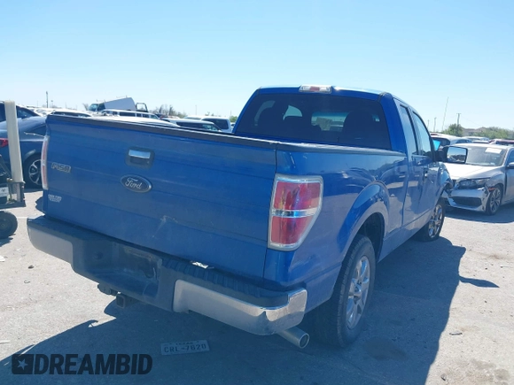 2013 Ford F-150 XL with VIN 1FTEX1CM4DKF58630, listed as a IAAI auction lot 41851658 with 188,755 mi miles. Bid and sale history available at carsss.com. Image 4.