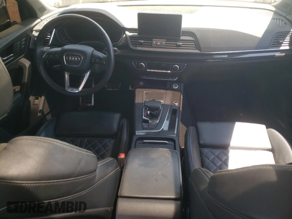 2019 Audi SQ5 Premium Plus with VIN WA1B4AFY9K2075023, listed as a Copart auction lot 57609334 with Not Provided miles and Salvage Title. Bid and sale history available at DreamBid. Image 8.