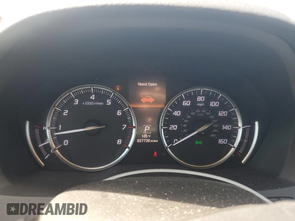 2020 Acura MDX Technology with VIN 5J8YD3H52LL002085, listed as a Copart auction lot 65611955 with 27,730 mi miles and Salvage title. Bid and sale history available at DreamBid. Image 9.