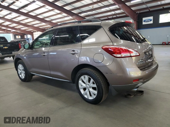 2011 Nissan Murano SV with VIN JN8AZ1MW0BW187744, listed as a Copart auction lot 74532104 with 133,665 mi miles and Clean Title. Bid and sale history available at carsss.com. Image 2.