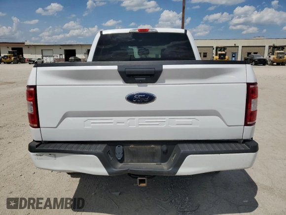 2018 Ford F-150 XL with VIN 1FTEW1E53JKF69929, listed as a Copart auction lot 54674975 with 194,668 mi miles and Clean Title. Bid and sale history available at carsss.com. Image 6.