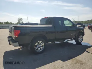 2008 Nissan Titan XE with VIN 1N6BA06A28N330045, listed as a Copart auction lot 52288595 with 211,906 mi miles and Salvage Title. Bid and sale history available at carsss.com. Image 3.