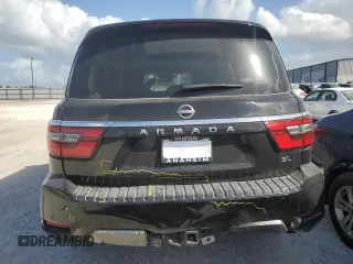 2021 Nissan Armada SL with VIN JN8AY2BAXM9374085, listed as a Copart auction lot 78515504 with 75,789 mi miles and Non Repairable. Bid and sale history available at carsss.com. Image 6.
