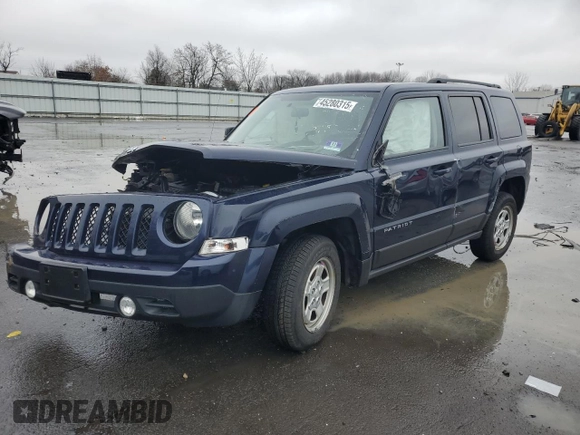 2015 Jeep Patriot Sport z VIN 1C4NJRBB2FD338538, wystawiony jako Copart lot #45280315 z przebiegiem 56 364 mil mil oraz Szkoda całkowita • Salvage title. Historia ofert i sprzedaży dostępna na DreamBid. Obrazek 1.