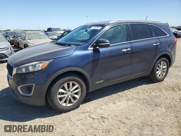 2017 Kia Sorento LX with VIN 5XYPGDA50HG208851, listed as a Copart auction lot 57949905 with 143,863 mi miles and Clean title. Bid and sale history available at DreamBid. Image 1.