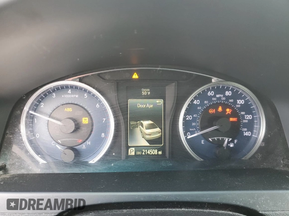 2016 Toyota Camry XLE with VIN 4T4BF1FK4GR525850, listed as a Copart auction lot 50768185 with 214,508 mi miles and Salvage Title. Bid and sale history available at carsss.com. Image 9.