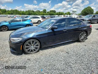 2017 BMW 5 Series 540i z VIN WBAJE5C31HG916954, wystawiony jako Copart lot #63770695 z przebiegiem 81 546 mil mil oraz Szkoda całkowita • Salvage title. Historia ofert i sprzedaży dostępna na DreamBid. Obrazek 1.