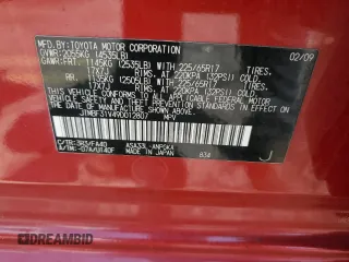 2009 Toyota RAV4 Limited with VIN JTMBF31V49D012807, listed as a Copart auction lot 64864415 with 140,712 mi miles and Salvage title. Bid and sale history available at DreamBid. Image 14.