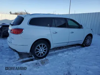 2017 Buick Enclave Leather with VIN 5GAKRBKD2HJ348058, listed as a Copart auction lot 87738385 with 137,692 mi miles and Salvage Title. Bid and sale history available at carsss.com. Image 3.