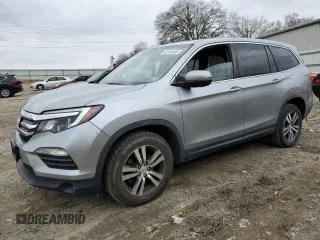 2017 Honda Pilot EX-L with VIN 5FNYF6H59HB008597, listed as a Copart auction lot 42166495 with 221,452 mi miles and Salvage Title. Bid and sale history available at DreamBid. Image 1.