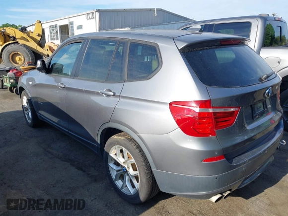 2013 BMW X3 xDrive28i with VIN 5UXWX9C55D0D01209, listed as a IAAI auction lot 42106173 with 1,008,276 mi miles and . Bid and sale history available at DreamBid. Image 3.