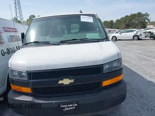 2018 Chevrolet Express Cargo Van with VIN 1GCWGAFP3J1270397, listed as a IAAI auction lot 41935825 with 1 mi miles. Bid and sale history available at carsss.com. Image 12.
