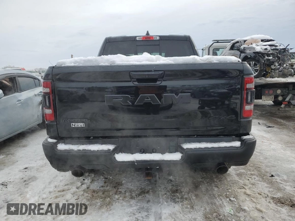 2019 Ram 1500 Rebel z VIN 1C6SRFLT1KN915220, wystawiony jako Copart lot #87608625 z przebiegiem 75 136 mil mil oraz Szkoda całkowita • Salvage title. Historia ofert i sprzedaży dostępna na DreamBid. Obrazek 6.
