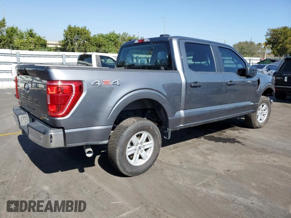 2023 Ford F-150 XL with VIN 1FTFW1E89PFA35947, listed as a Copart auction lot 87549005 with 33,898 mi miles and Clean Title. Bid and sale history available at carsss.com. Image 3.