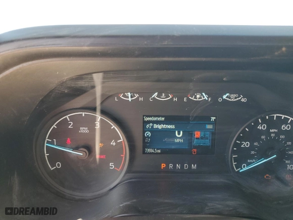 2023 Ford Super Duty F-250 SRW XL with VIN 1FT7W2BT5PEC16987, listed as a Copart auction lot 48527935 with 73,914 mi miles and Salvage Title. Bid and sale history available at carsss.com. Image 9.