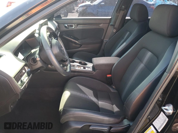 2023 Honda Civic Sport with VIN 2HGFE2F52PH526843, listed as a Copart auction lot 57826055 with 28,758 mi miles and Salvage title. Bid and sale history available at DreamBid. Image 7.