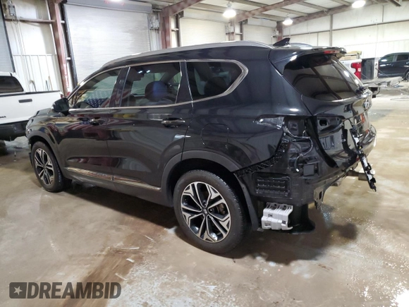 2019 Hyundai Santa Fe Ultimate with VIN 5NMS53AA4KH118316, listed as a Copart auction lot 82796484 with 66,805 mi miles and Salvage Title. Bid and sale history available at carsss.com. Image 2.