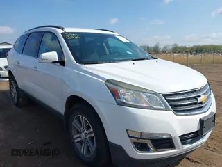 2016 Chevrolet Traverse LT z VIN 1GNKRHKD8GJ254063, wystawiony jako IAAI lot #42169527 z przebiegiem 112 395 mil mil oraz . Historia ofert i sprzedaży dostępna na DreamBid. Obrazek 1.
