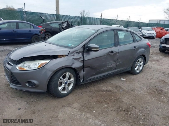 2014 Ford Focus SE with VIN 1FADP3F22EL395592, listed as a IAAI auction lot 41915197 with 103,537 mi miles. Bid and sale history available at carsss.com. Image 2.