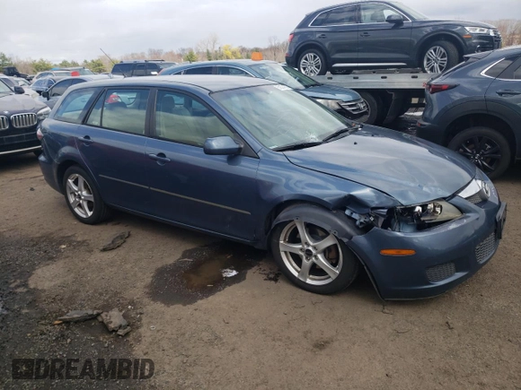 2006 Mazda 6 S Sport VE with VIN 1YVHP82D865M04666, listed as a Copart auction lot 51574375 with 130,021 mi miles and Salvage Title. Bid and sale history available at carsss.com. Image 4.